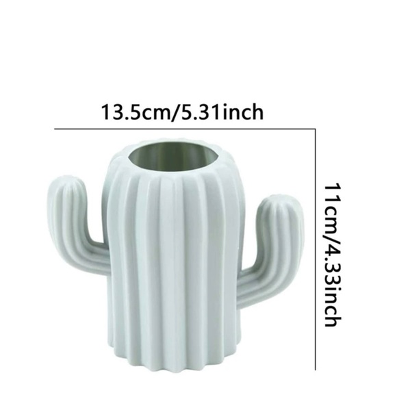 Cactus Vase - H 4.1. x L 5.3 x W 3.1 - Picture 3 of 6